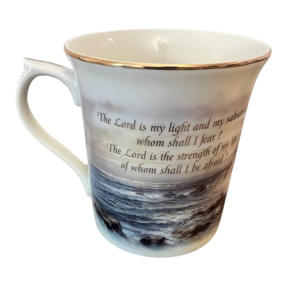 Lenox Collectible Nicky Boehme Light In Mist Landscape Mug Made in Japan - Picture 4 of 6